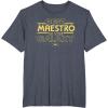 imageStar Wars Best Maestro in the Galaxy Teacher Gift Spanish TShirtHeather Blue