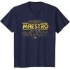 imageStar Wars Best Maestro in the Galaxy Teacher Gift Spanish TShirtNavy Blue