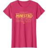 imageStar Wars Best Maestro in the Galaxy Teacher Gift Spanish TShirtRed Heather