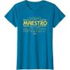 imageStar Wars Best Maestro in the Galaxy Teacher Gift Spanish TShirtSapphire Blue