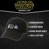 imageStar Wars Dad Hat Darth Vader R2d2 and Stormtrooper Cotton Adult Baseball Cap with Curved Brim Black Pixels 22 One Size