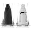 imageJoyJolt Star Wars Merchandise Beware The Darkside Darth Vader Crystal Highball Glasses Set of 2 185oz Star Wars Glass Tumbler Juice Water Glasses Mixed Drink Glasses High Baller Glasses
