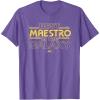 imageStar Wars Best Maestro in the Galaxy Teacher Gift Spanish TShirtPurple Heather