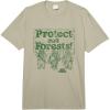 imageStar Wars Ewoks Protect Our Forests Sketch Comfort Colors Adult Heavyweight TshirtLight Sage Green