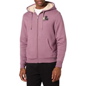 imageAmazon Essentials Disney  Marvel  Star Wars Mens SherpaLined FullZip Hoodie SweatshirtsMickey