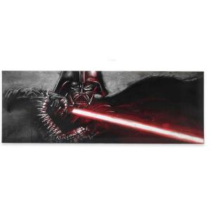 imageDisney Star Wars Death Star Gallery Wrapped Canvas Wall Decor  Detailed Death Star Wall Art for Man Cave or Movie RoomDark Gray