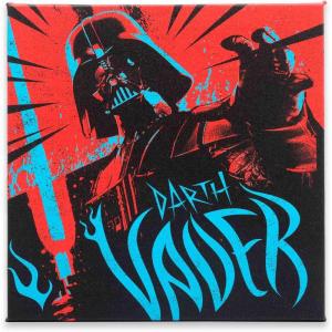 imageDisney Star Wars Death Star Gallery Wrapped Canvas Wall Decor  Detailed Death Star Wall Art for Man Cave or Movie RoomRedBlue