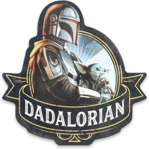imageDisney Star Wars Droids Escape from Tattooine Embossed Metal Sign  Retro R2D2 and C3PO Wall Sign for HomeBlackGold