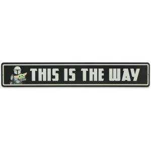 imageDisney Star Wars Droids Escape from Tattooine Embossed Metal Sign  Retro R2D2 and C3PO Wall Sign for HomeSilver