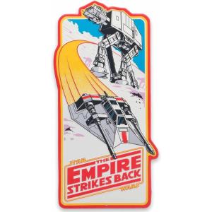 imageDisney Star Wars Droids Escape from Tattooine Embossed Metal Sign  Retro R2D2 and C3PO Wall Sign for HomeWhite