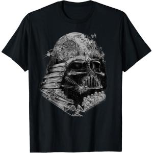 imageStar Wars Darth Vader Build The Empire Graphic TShirtBlack