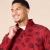 imageAmazon Essentials Disney  Marvel  Star Wars Mens Polar Fleece QuarterZip Mock JacketsMarvel Logo