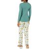 imageAmazon Essentials Disney  Marvel  Star Wars Womens Flannel Pajama Sleep SetsPooh Holiday Forest  Womens