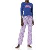 imageAmazon Essentials Disney  Marvel  Star Wars Womens Flannel Pajama Sleep SetsStar Wars Logo Leia  Womens