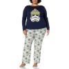 imageAmazon Essentials Disney  Marvel  Star Wars Womens Flannel Pajama Sleep SetsStar Wars Winter  Womens
