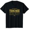 imageStar Wars Best Teacher in the Galaxy XWing Teacher Gift TShirtBlack