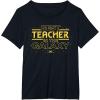 imageStar Wars Best Teacher in the Galaxy XWing Teacher Gift TShirtBlack