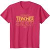 imageStar Wars Best Teacher in the Galaxy XWing Teacher Gift TShirtRed Heather