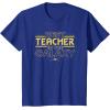 imageStar Wars Best Teacher in the Galaxy XWing Teacher Gift TShirtRoyal Blue