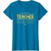 imageStar Wars Best Teacher in the Galaxy XWing Teacher Gift TShirtSapphire Blue