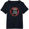 imageStar Wars Dark Side Stormtrooper Helmet and Empire Symbol TShirtBlack
