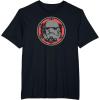 imageStar Wars Dark Side Stormtrooper Helmet and Empire Symbol TShirtBlack