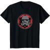 imageStar Wars Dark Side Stormtrooper Helmet and Empire Symbol TShirtBlack