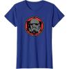 imageStar Wars Dark Side Stormtrooper Helmet and Empire Symbol TShirtRoyal Blue
