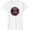 imageStar Wars Dark Side Stormtrooper Helmet and Empire Symbol TShirtWhite
