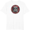 imageStar Wars Dark Side Stormtrooper Helmet and Empire Symbol TShirtWhite