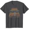 imageStar Wars XWing 1977 Vintage Retro C1 Disney TShirtDark Heather Grey