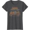imageStar Wars XWing 1977 Vintage Retro C1 Disney TShirtDark Heather Grey