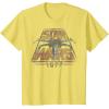 imageStar Wars XWing 1977 Vintage Retro C1 Disney TShirtLemon Yellow