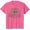 imageStar Wars XWing 1977 Vintage Retro C1 Disney TShirtPink Heather