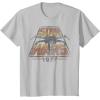 imageStar Wars XWing 1977 Vintage Retro C1 Disney TShirtSilver Grey