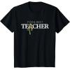 imageStar Wars Yoda Best Teacher Lightsaber Teachers Day Gift TShirtBlack