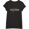 imageStar Wars Yoda Best Teacher Lightsaber Teachers Day Gift TShirtBlack