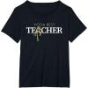 imageStar Wars Yoda Best Teacher Lightsaber Teachers Day Gift TShirtBlack