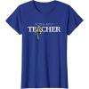 imageStar Wars Yoda Best Teacher Lightsaber Teachers Day Gift TShirtRoyal Blue