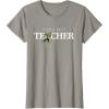 imageStar Wars Yoda Best Teacher Lightsaber Teachers Day Gift TShirtSlate Grey