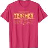 imageStar Wars Best Teacher in the Galaxy XWing Teacher Gift TShirtRed Heather