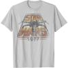 imageStar Wars XWing 1977 Vintage Retro C1 Disney TShirtSilver Grey