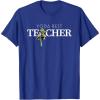 imageStar Wars Yoda Best Teacher Lightsaber Teachers Day Gift TShirtRoyal Blue