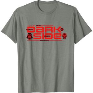 imageStar Wars The Dark Side Darth Vader Darth Maul Sith Villains TShirtOlive Heather