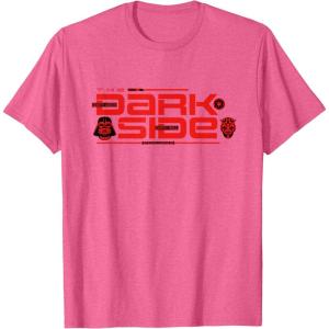 imageStar Wars The Dark Side Darth Vader Darth Maul Sith Villains TShirtPink Heather