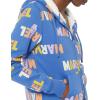 imageAmazon Essentials Disney  Marvel  Star Wars  Princess Womens Fleece SherpaLined FullZip HoodiesMarvel Multi Peace