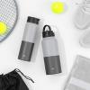 imageJoyJolt Stainless Steel 22 oz Star Wars Water Bottle with Straw Lid BPAFree Sports and Travel Vacuum Insulated Water Bottle Destination Collection Death Star Bottle Star Wars GiftsGrayBlack