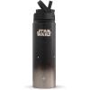 imageJoyJolt Stainless Steel 22 oz Star Wars Water Bottle with Straw Lid BPAFree Sports and Travel Vacuum Insulated Water Bottle Destination Collection Death Star Bottle Star Wars GiftsDeath Star