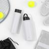 imageJoyJolt Stainless Steel 22 oz Star Wars Water Bottle with Straw Lid BPAFree Sports and Travel Vacuum Insulated Water Bottle Destination Collection Death Star Bottle Star Wars GiftsMatte White