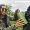 imageJoyJolt Stainless Steel 22 oz Star Wars Water Bottle with Straw Lid BPAFree Sports and Travel Vacuum Insulated Water Bottle Destination Collection Death Star Bottle Star Wars GiftsForest Green